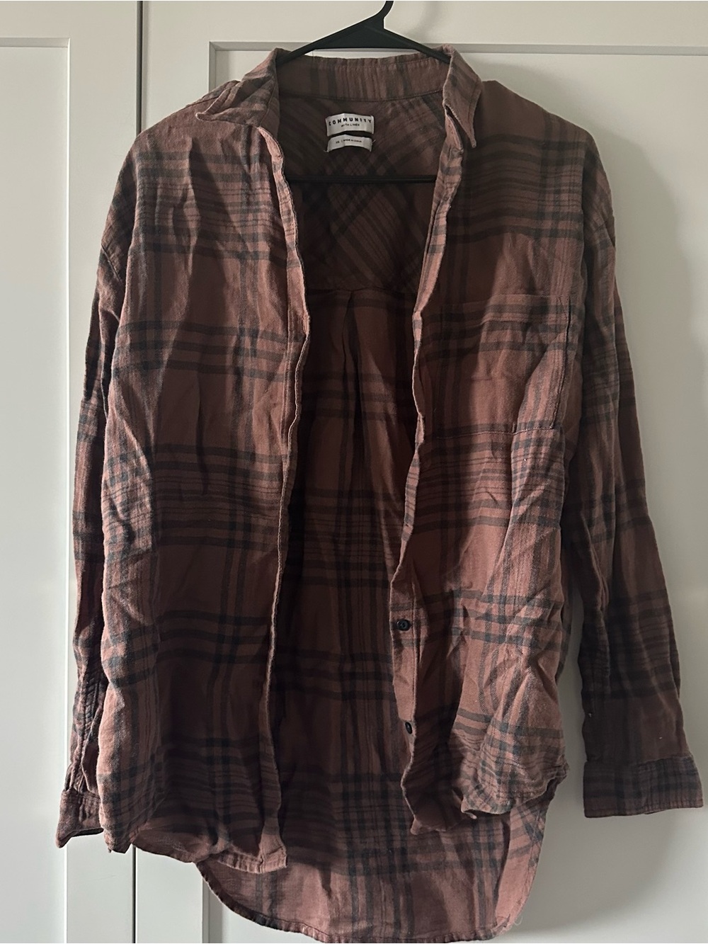 Madewell Brown Plaid Button-Up Shirt